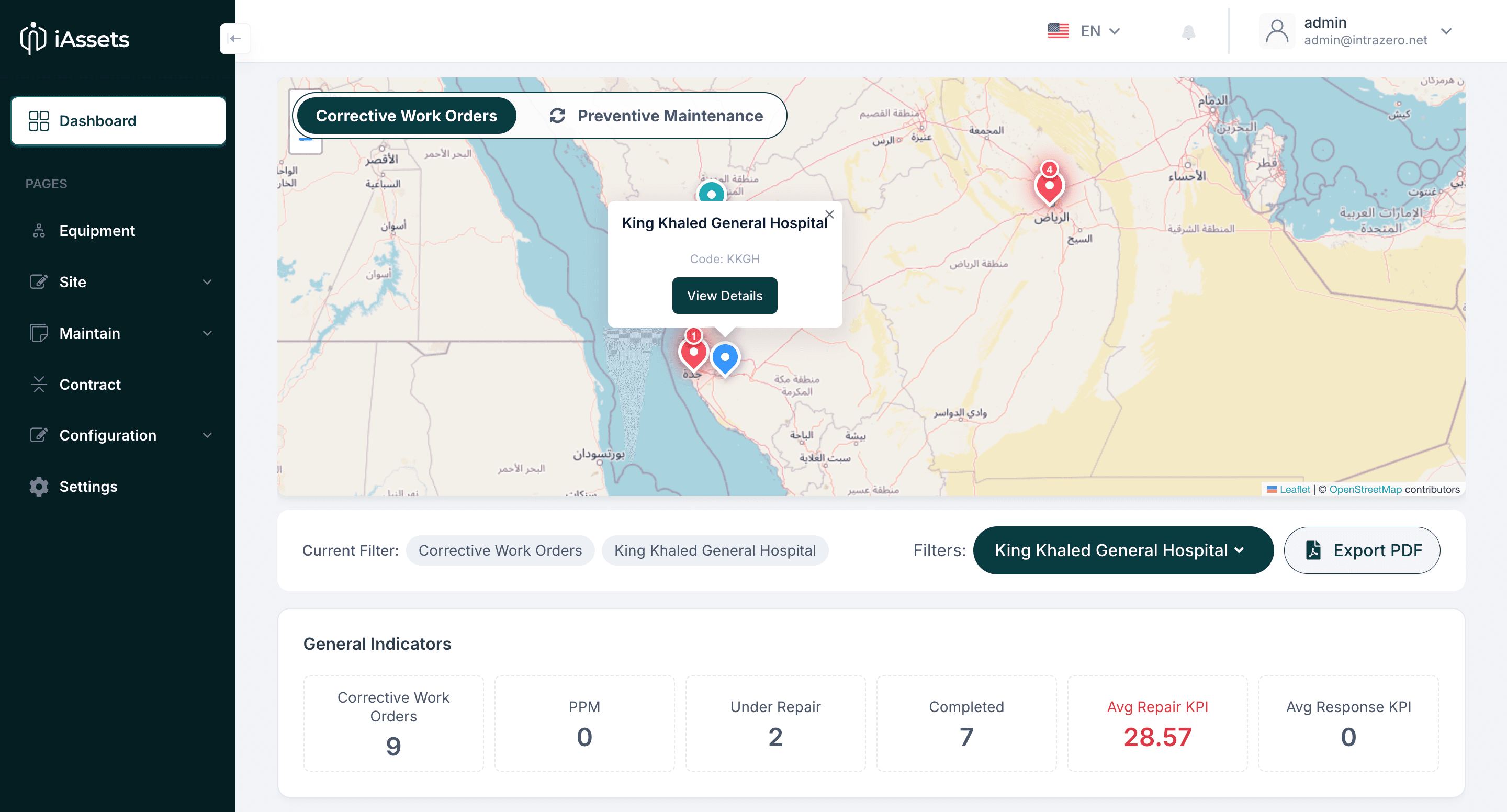 iAssets platform — Tabuk Health Cluster deployment