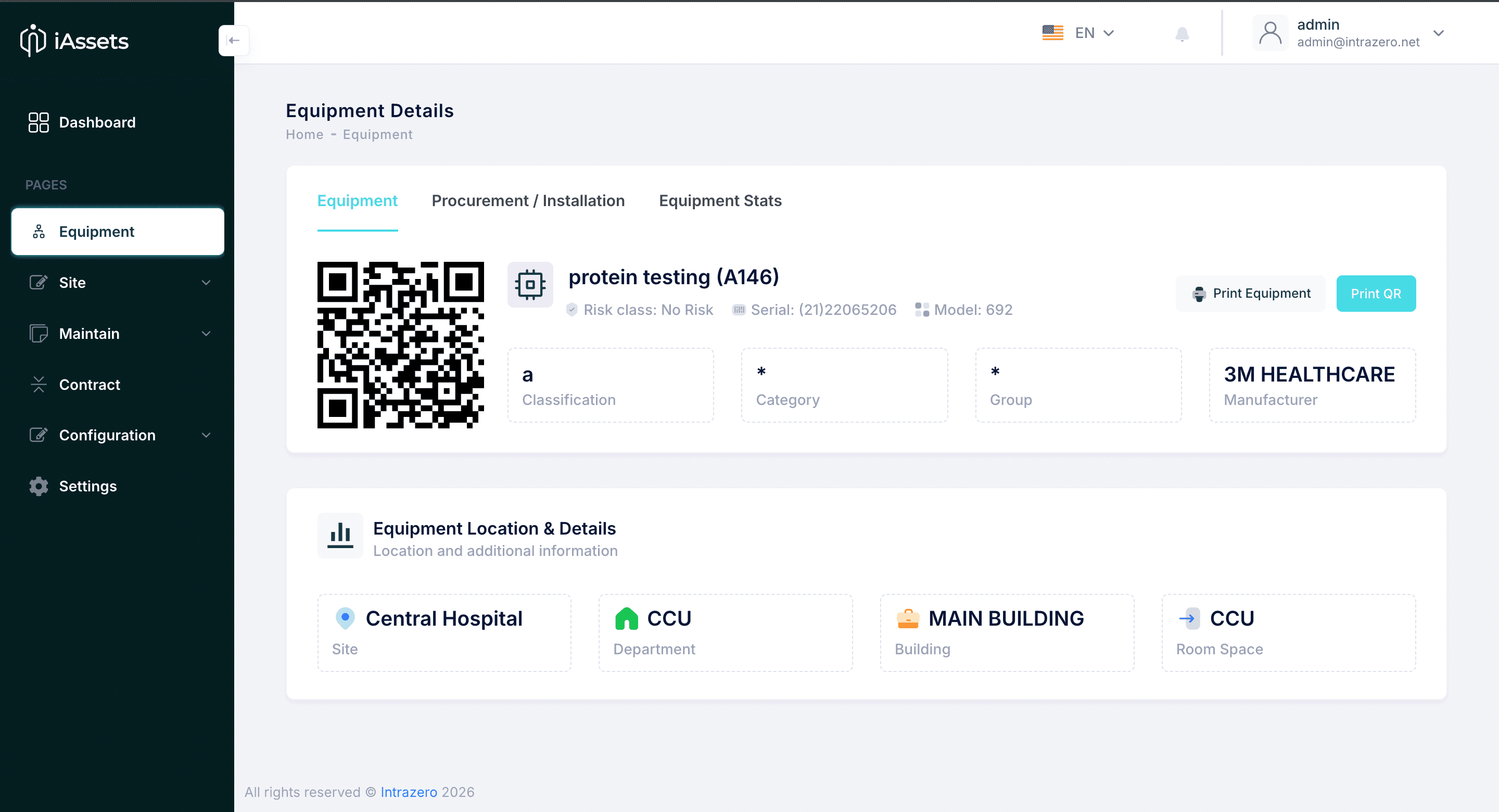 iAssets platform — Tabuk Health Cluster deployment