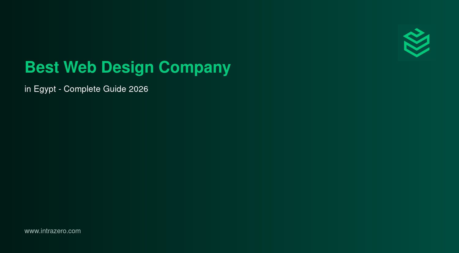 Best Web Design Company in Egypt: How to Choose & What to Expect (2026)
